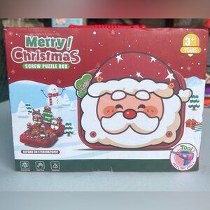Merry Christmas Screw Puzzle Box -